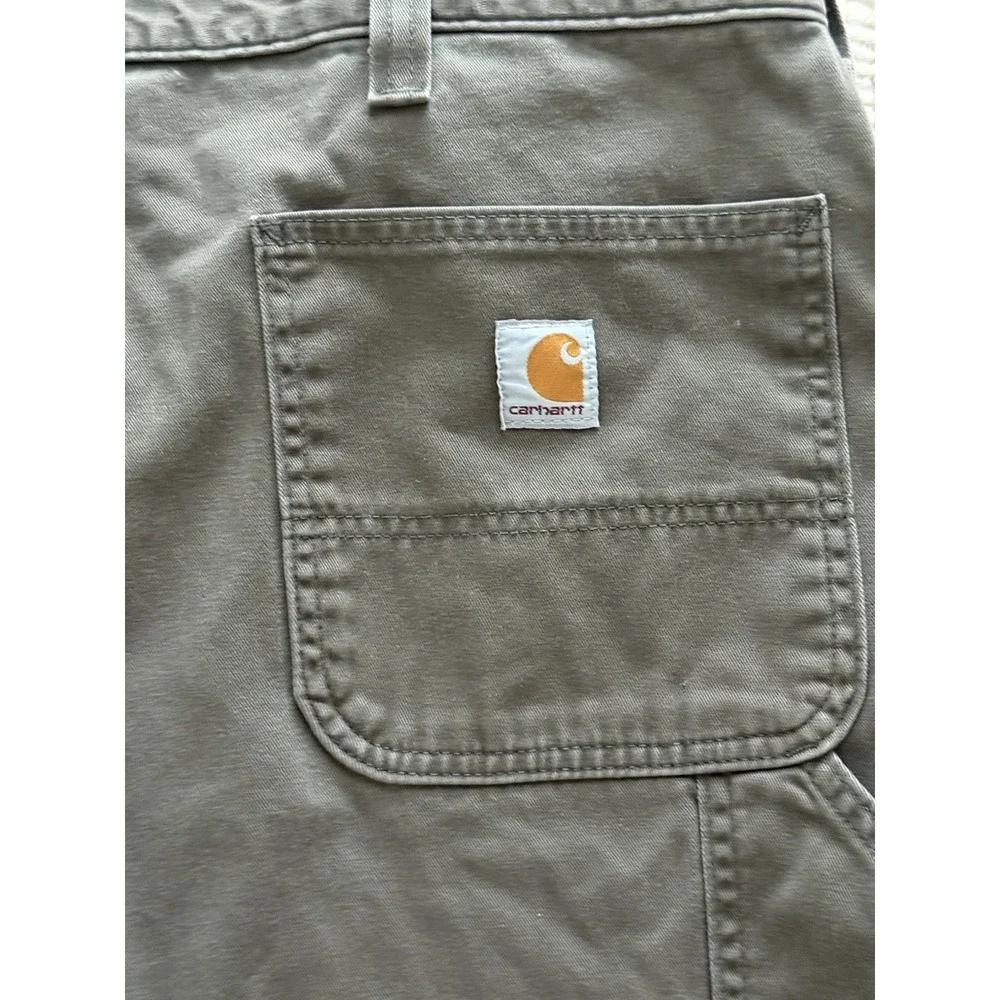 Carhartt Washed Twill Dungaree Pant Mens 44x30 Relaxed‎ Fit Carpenter B324 DFE